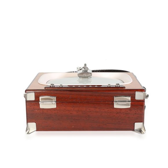 Dolce & Gabbana Hand Painted Wooden TV Box Bag with Snakeskin Strap - Picture 4 of 6